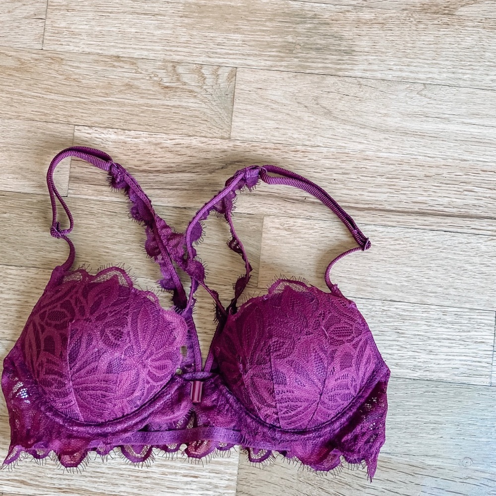 Pink date night bra